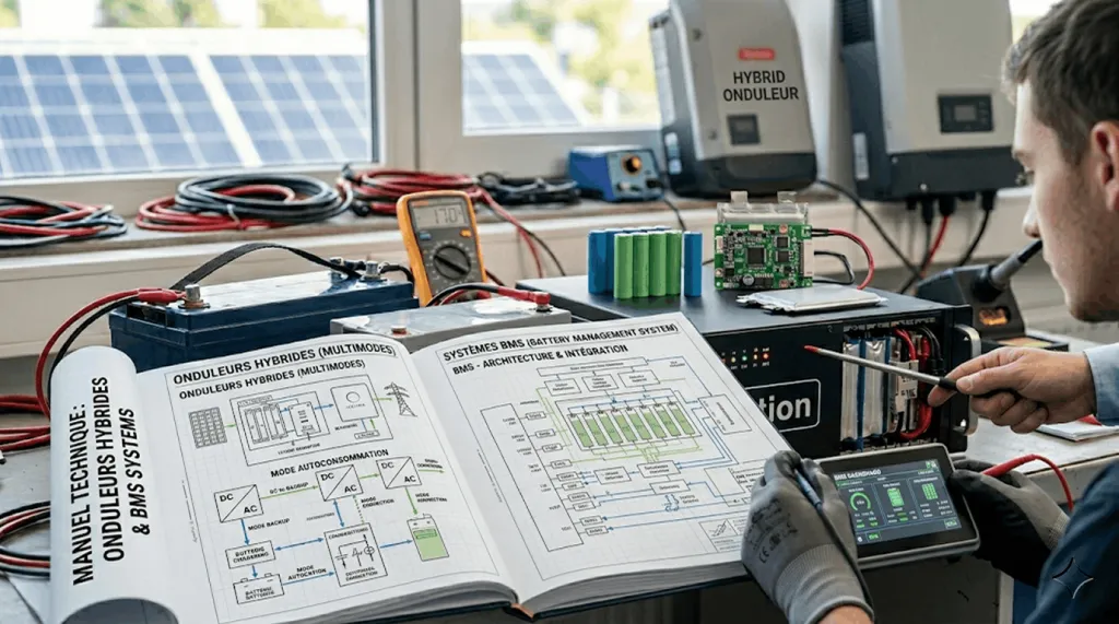 Onduleurs hybrides et systèmes BMS (Battery Management System)